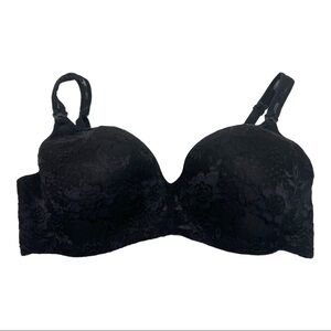 Motherhood Maternity Black Lace Nursing Bra